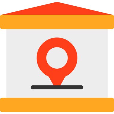 harita pin vektör simgesi