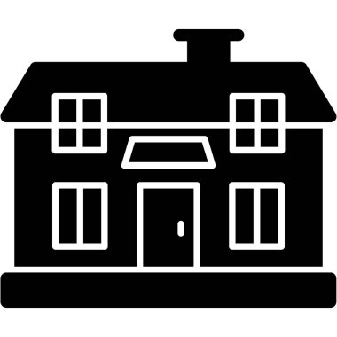 Ev simgesi vektör illüstrasyonu