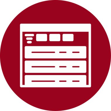 seo modern simgesinin vektör illüstrasyonu