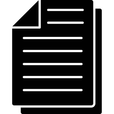 Kağıt Kabartma Simgesi, Vektör İllüstrasyonu