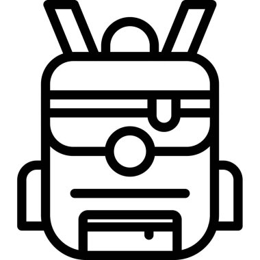 Kamera. Web simgesi basit illüstrasyon