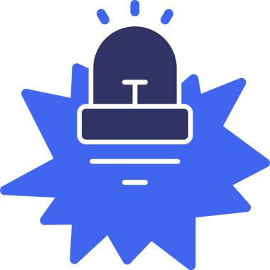 Zil. Web simgesi basit illüstrasyon