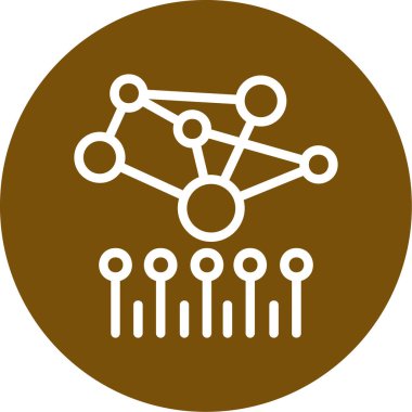 Şebeke. Web simgesi basit tasarım