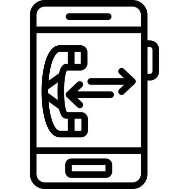 ok simgesi, vektör illüstrasyonlu telefon