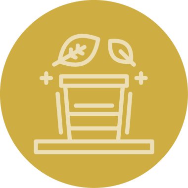 Vektör yiyecek ve sağlık simgesi