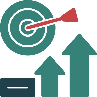 Moda biçimi izole edilmiş arkaplanda hedef simge