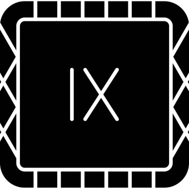 dijital x harfi simgesi