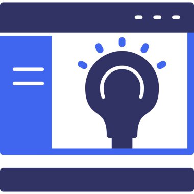 Ağ simgesi. Basit vektör illüstrasyonu