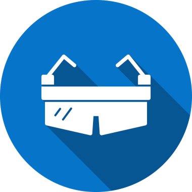 Modern binanın vektör illüstrasyonu