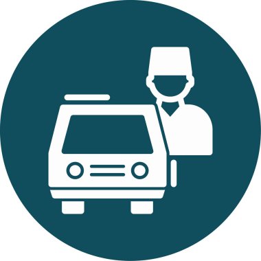 - Araba. Web simgesi basit illüstrasyon