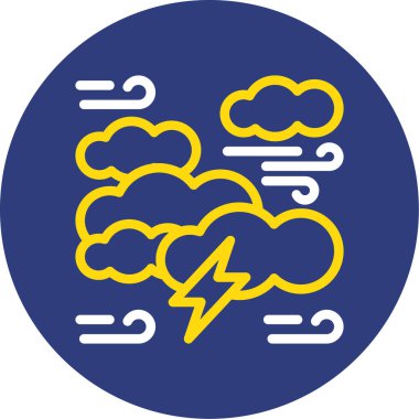 Hava durumu. Web simgesi basit tasarım