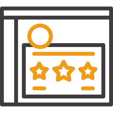 derecelendirme vektörü simgesi