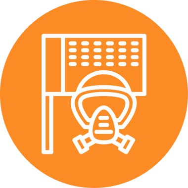 Bir araba simgesinin vektör illüstrasyonu