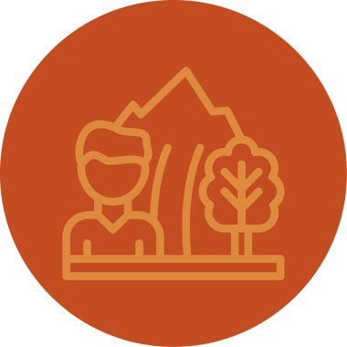 Bir kadının vektör illüstrasyonu