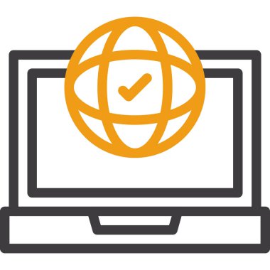 işaretli dizüstü bilgisayar, web sayfası, internet