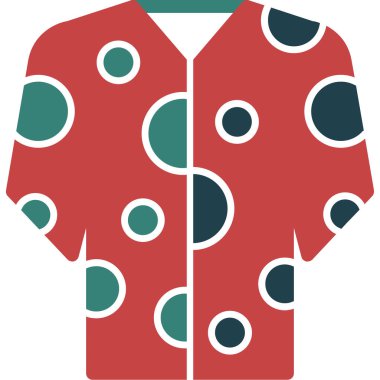 moda düz renkli simge.