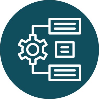 Modern simgenin vektör illüstrasyonu