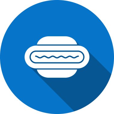 Yemek. Web simgesi basit illüstrasyon