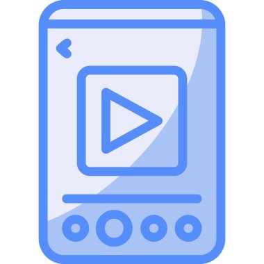 play web icon simple illustration