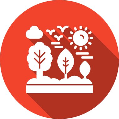 Modern simgenin vektör illüstrasyonu