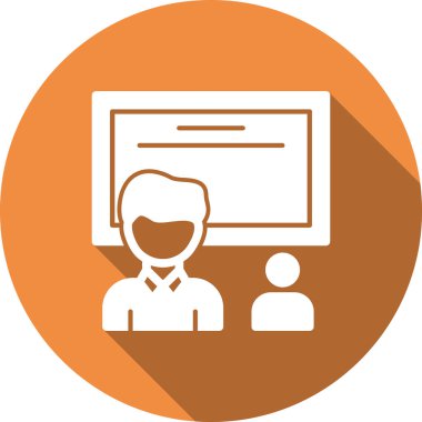 Video konferansı Simge Vektörü