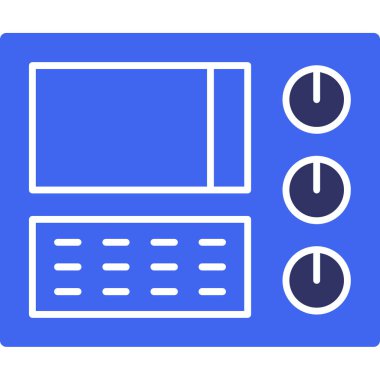 Bir radyonun vektör illüstrasyonu