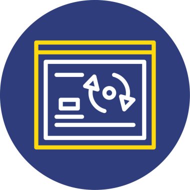 seo modern simgesinin vektör illüstrasyonu