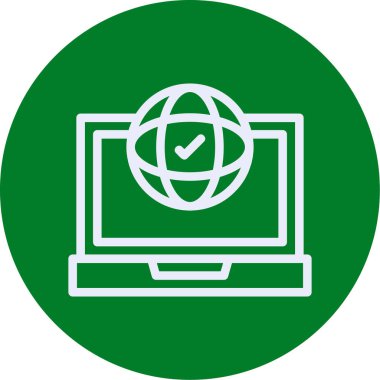 İşaretli bilgisayar monitörü ve dizüstü bilgisayar