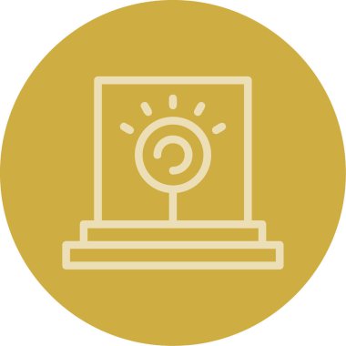 Modern eğitim ikonunun vektör illüstrasyonu