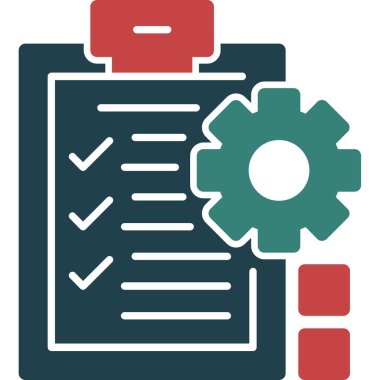 Belge. Web simgesi basit illüstrasyon