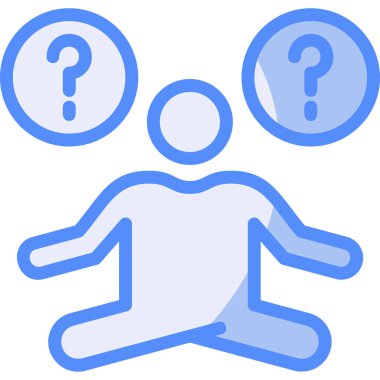 Soru işareti vektör illüstrasyonu