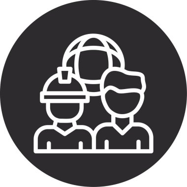 Vr. Web simgesi basit illüstrasyon