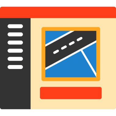 yazıcı web simgesi basit tasarım