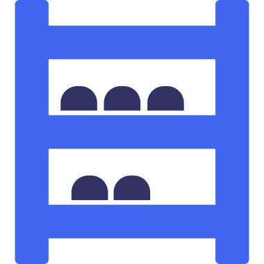 Dolap. Web simgesi basit illüstrasyon