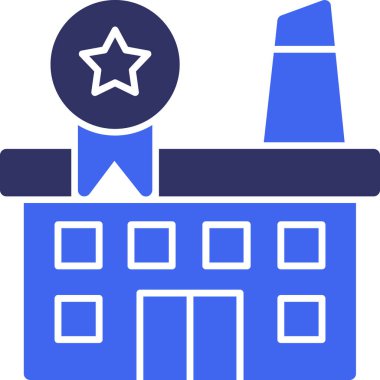 yıldız ödül simgesi düz stil