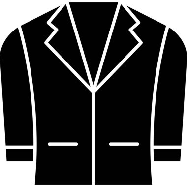 Ceket ceketi simgesi taslak biçiminde