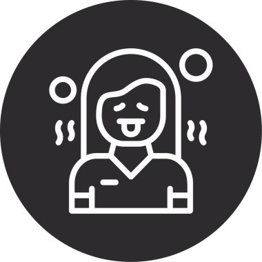 avatar kadın simgesi ana hatlarıyla