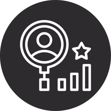 seo modern simgesinin vektör illüstrasyonu