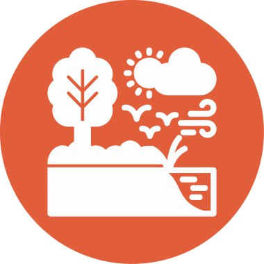 Bulut simgesi vektör illüstrasyonu