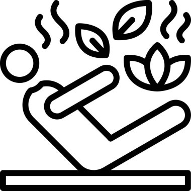 bitki bahçesi simgesi ana hatlarıyla