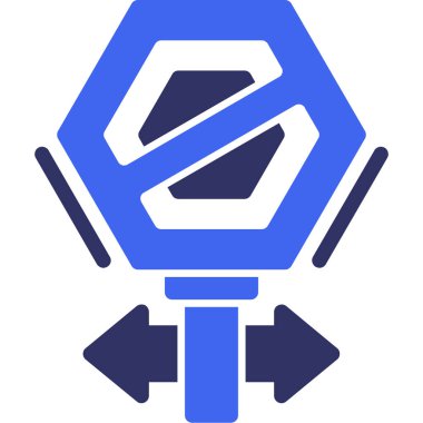 Pusula. Web simgesi basit illüstrasyon