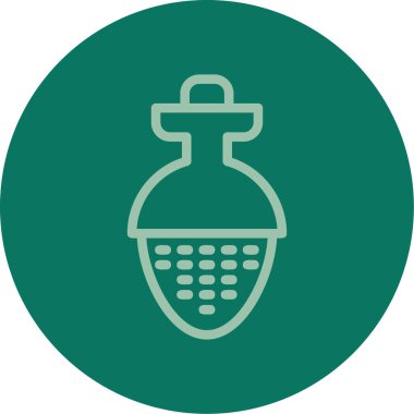 Benzersiz zeytin vektörü simgesi