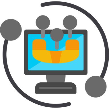 seo modern simgesinin vektör illüstrasyonu