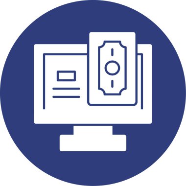 Seo simgesinin vektör illüstrasyonu