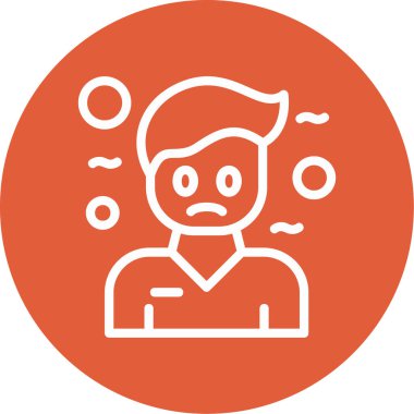 vektör avatar adam simgesi