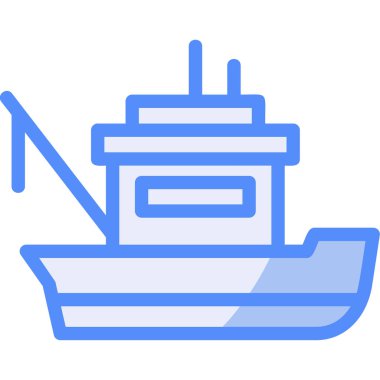 Tekne. Web simgesi basit tasarım