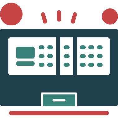 bilgisayar simgesi vektör illüstrasyonu