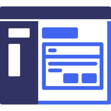 Modern simgenin vektör illüstrasyonu