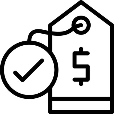 ev parası ev simgesi taslak biçimi