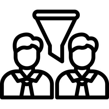 İş adamları takım çalışması simgesi